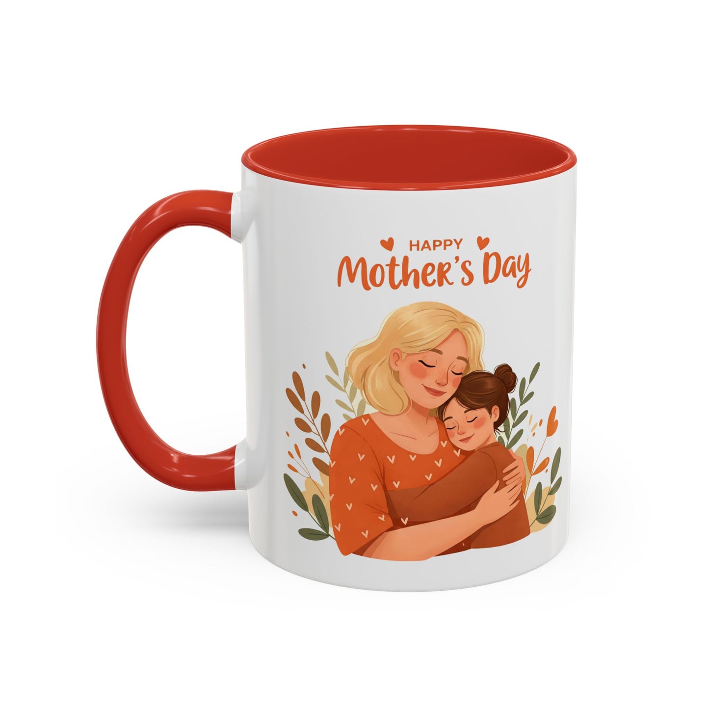 Happy Mother's Day Accent Coffee Mug - 11oz & 15oz, Perfect Gift for Moms
