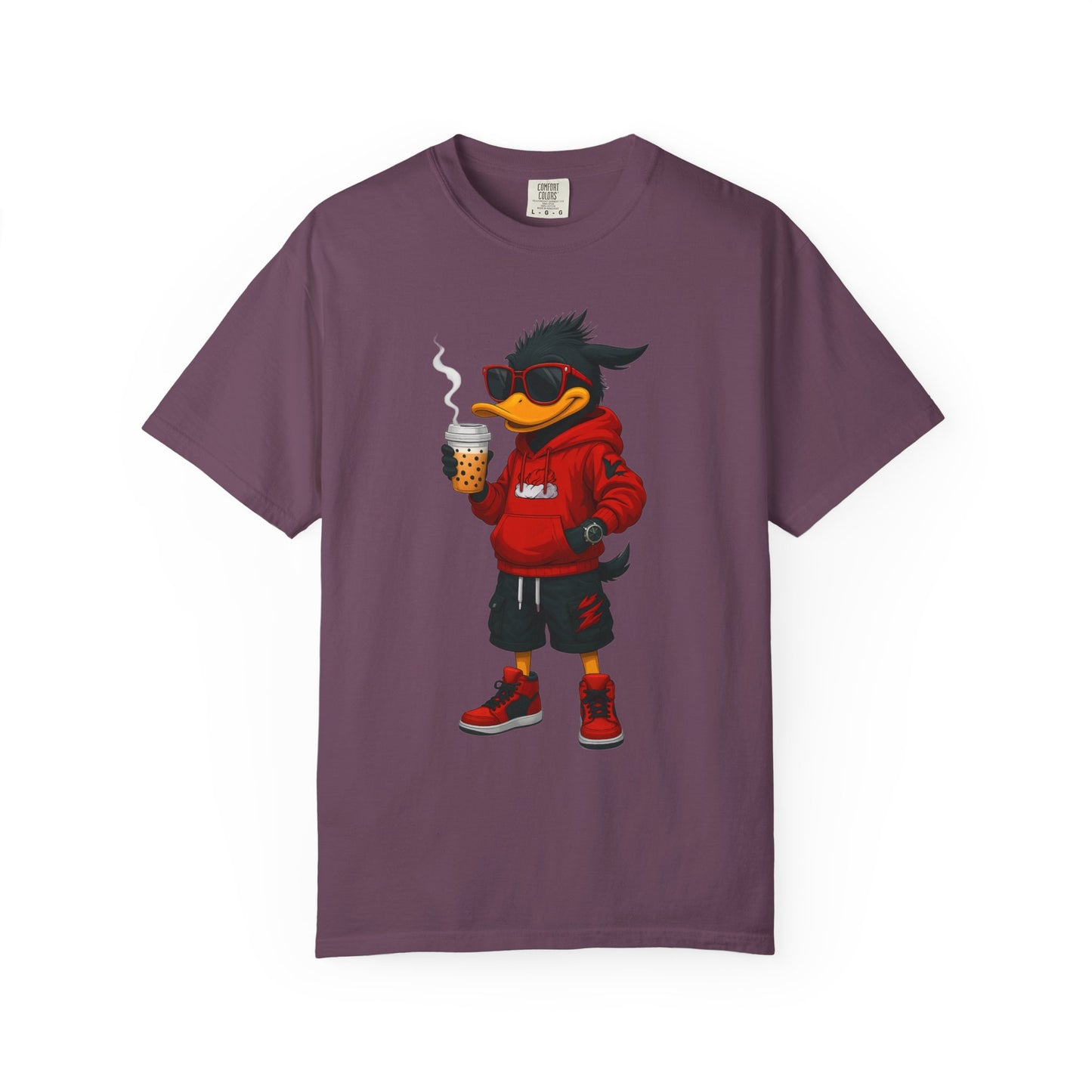 Cool Cartoon Duck Men's T-Shirt, Casual Graphic Tee, Fun Summer Shirt, Gift, Streetwear Style, Perfect for Parties