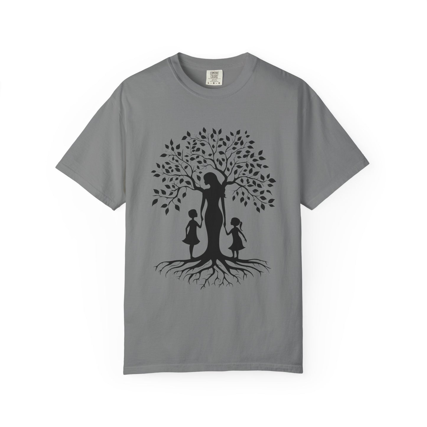 Nature-Inspired T-Shirt with Mom and Kids Design - Mother's day Gift - Birthday Gift
