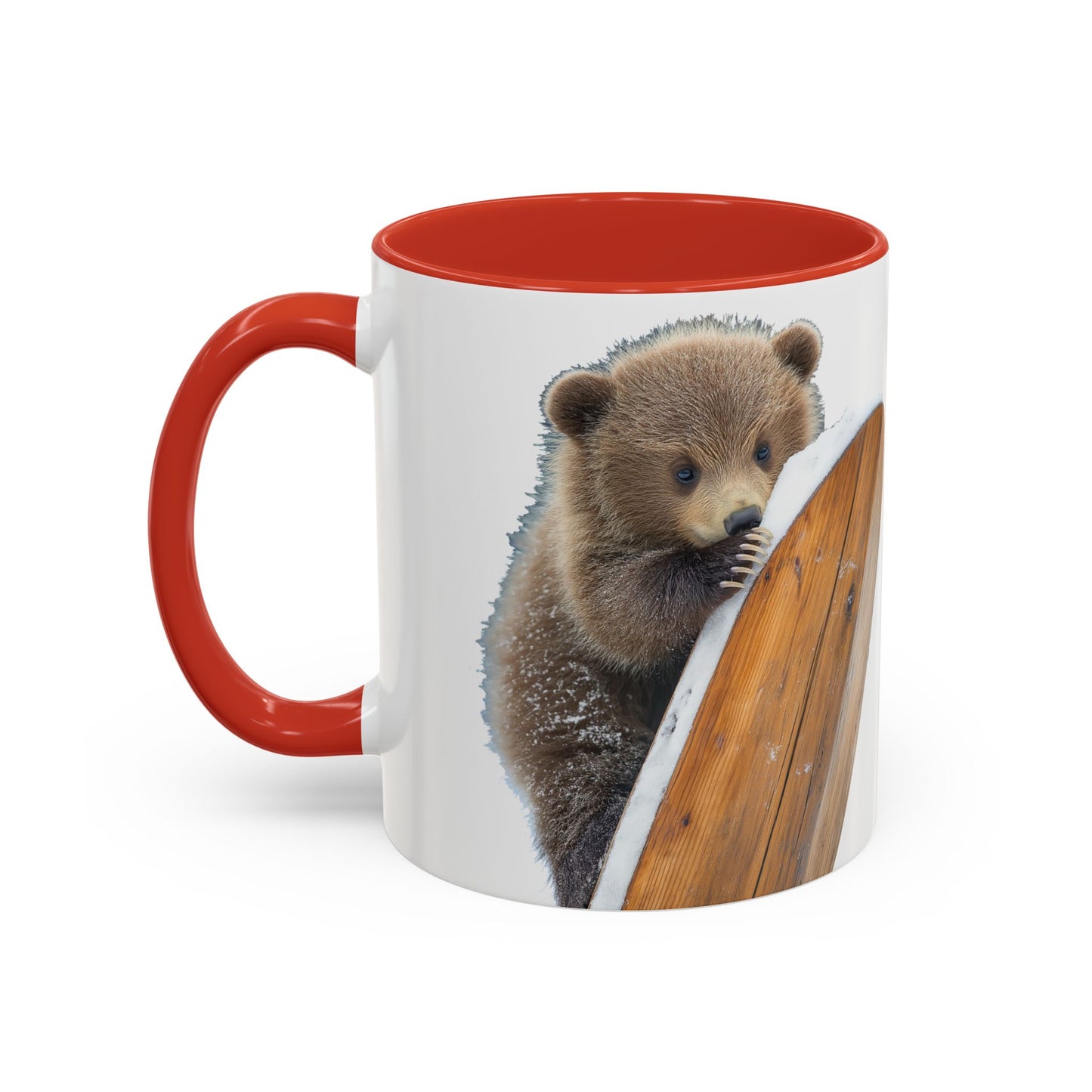 Bear Accent Watercolor Coffee Mug, (11oz, 15oz)
