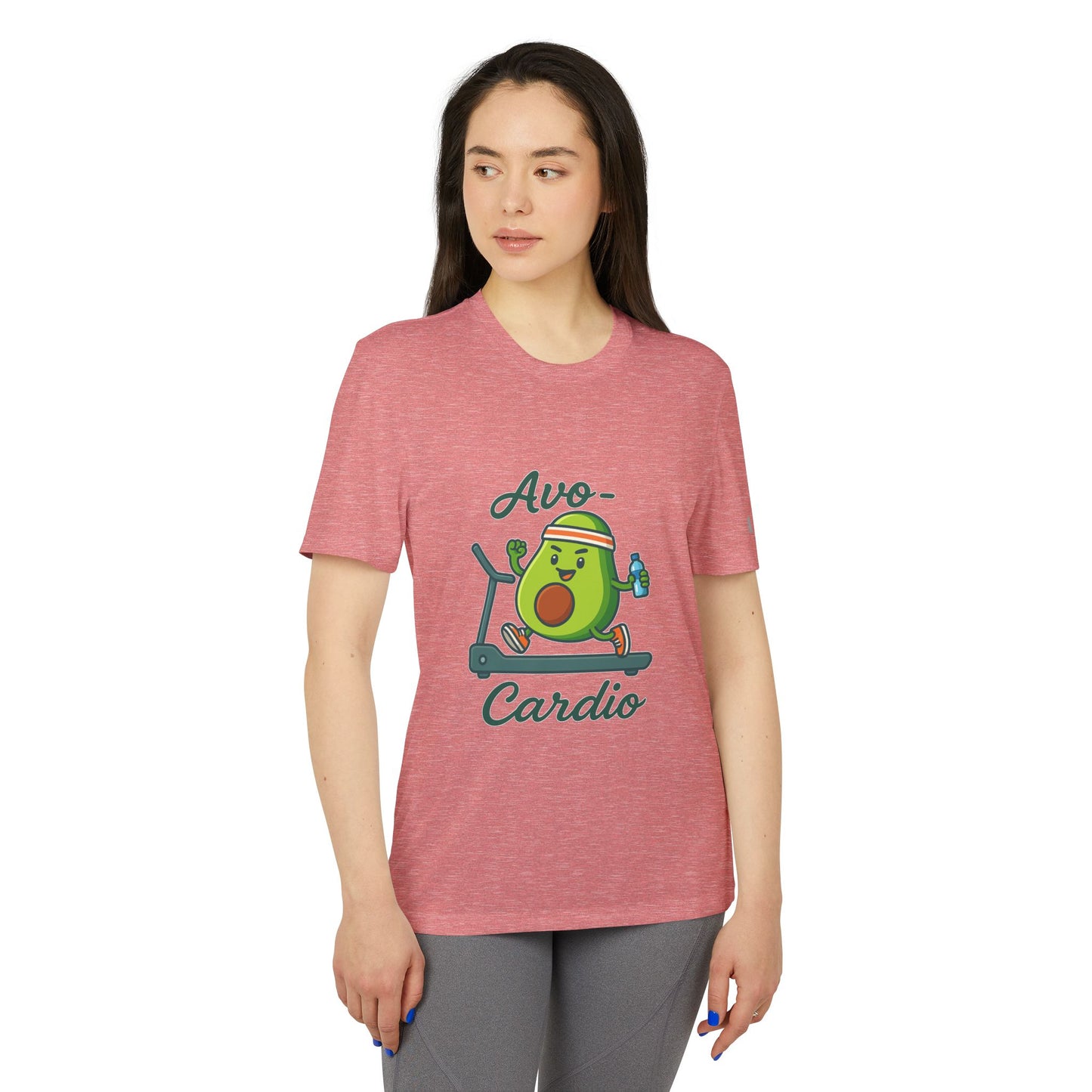 Funny Adidas Avocado Cardio T-Shirt, Unisex Workout Tee, Perfect Gift for Fitness Lovers, Gym Wear, Casual Style, Fitness Enthusiast Apparel