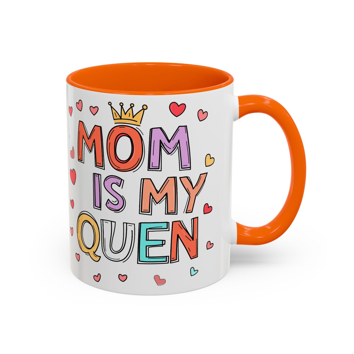 Queen Mom Accent Coffee Mug - Perfect Gift for Mother's Day - Birthday Gift