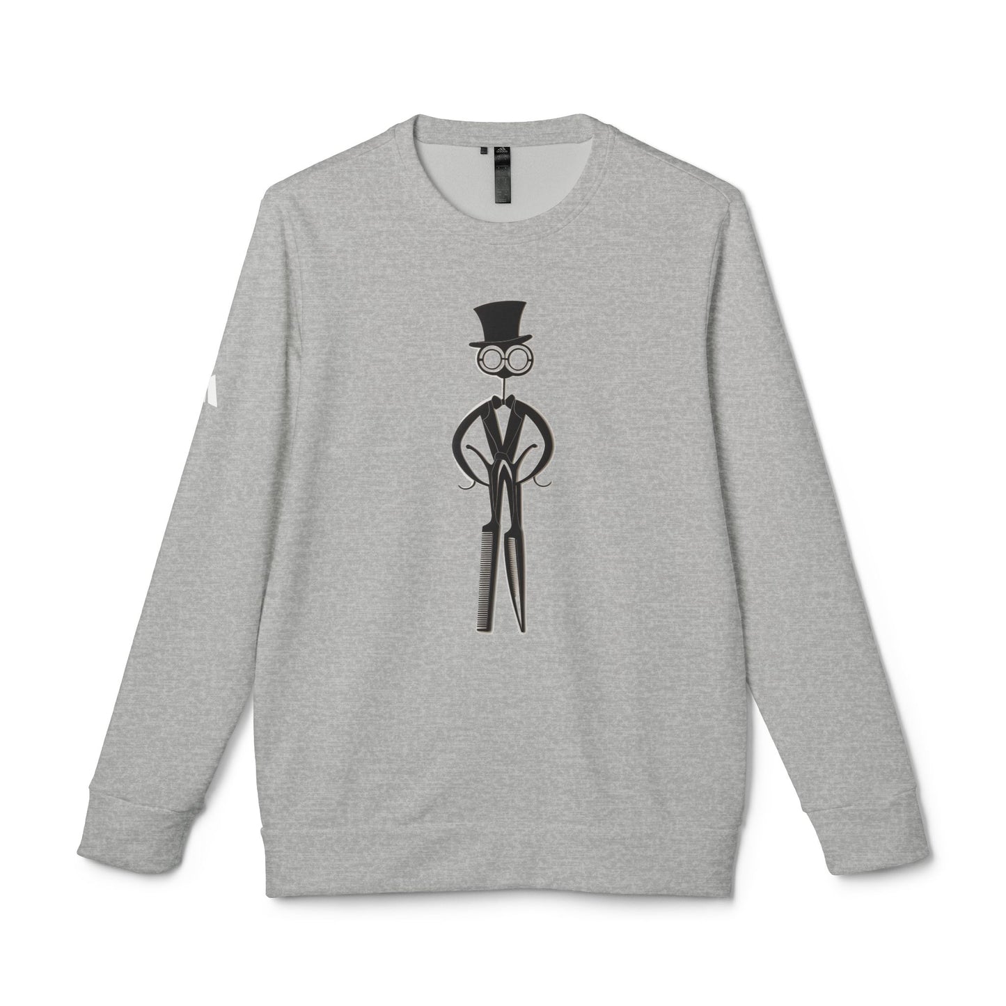 Adidas Unisex Fleece Crewneck Sweatshirt – Barber Art Edition Sweatshirt