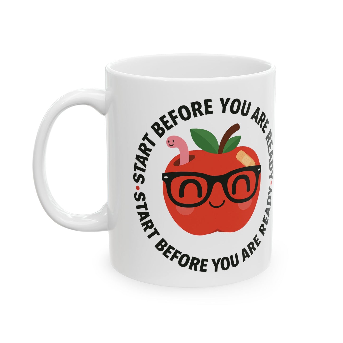 Motivational Ceramic Mug - Ideal for Self-Care, Study Sessions, Coffee Lovers, Motivational Gift