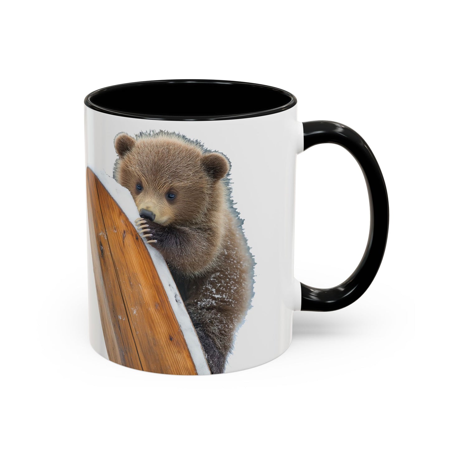 Bear Accent Watercolor Coffee Mug, (11oz, 15oz)
