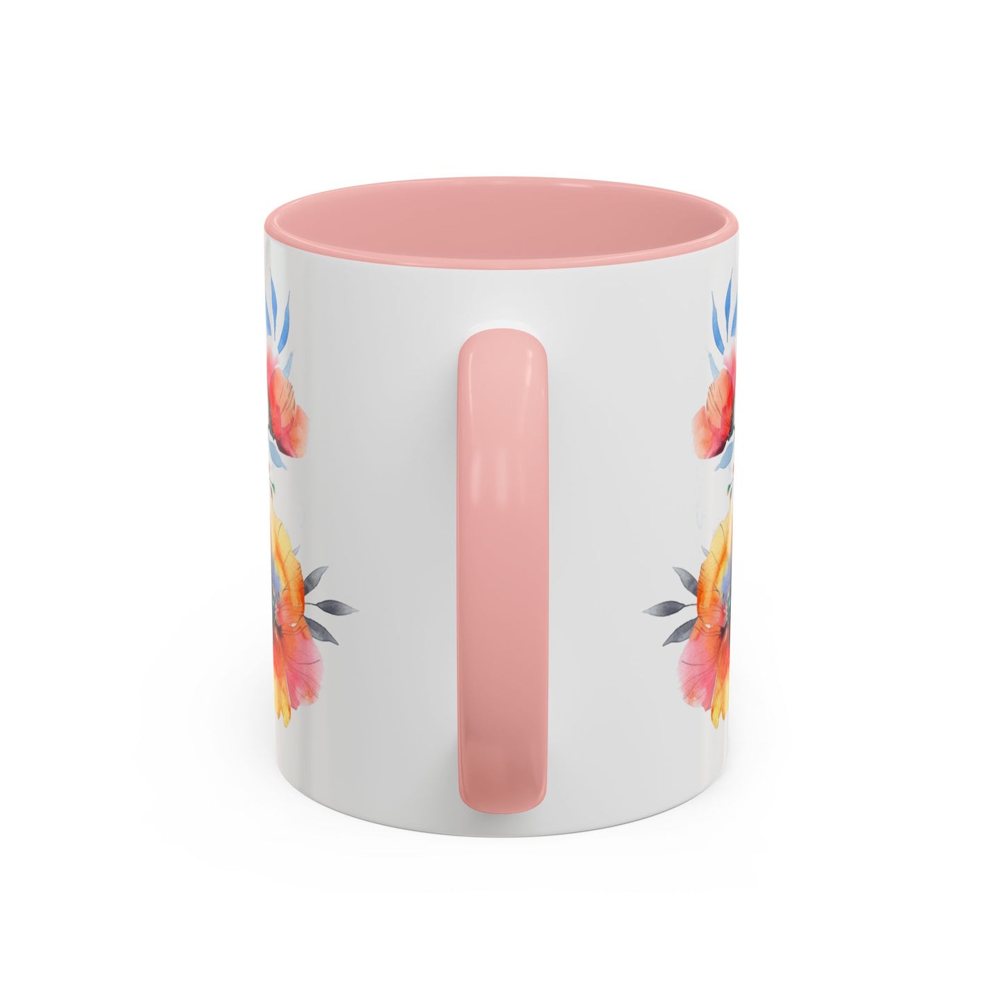 Oil colored Wildflowers Accent Coffee Mug, (11oz, 15oz)