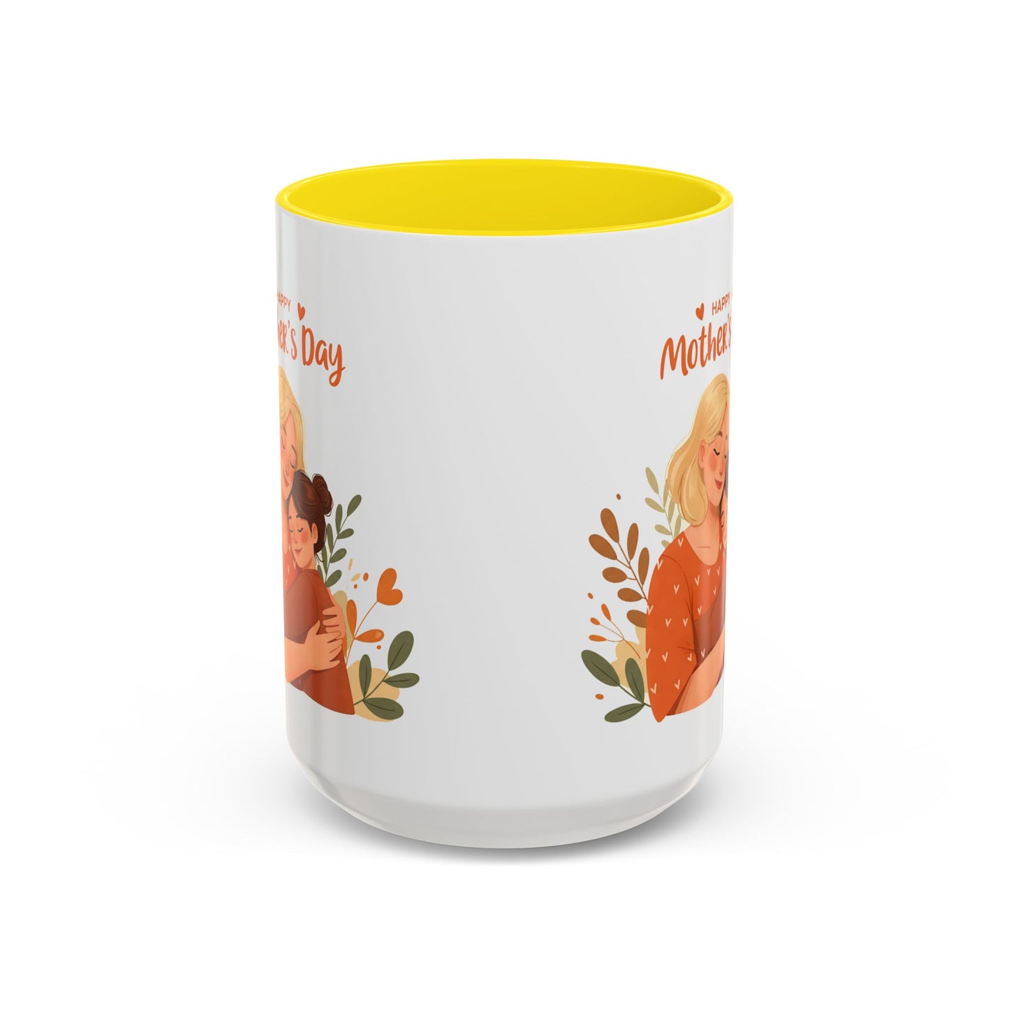 Happy Mother's Day Accent Coffee Mug - 11oz & 15oz, Perfect Gift for Moms