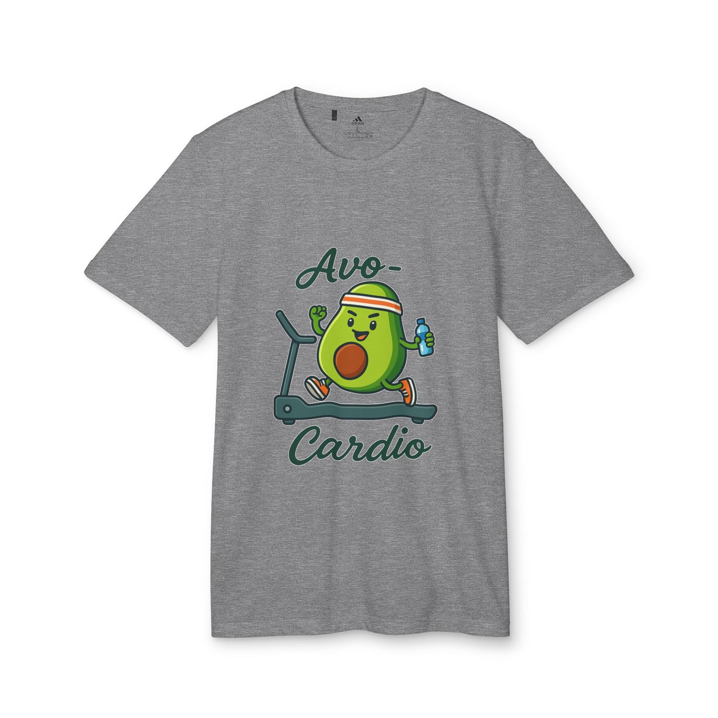 Funny Adidas Avocado Cardio T-Shirt, Unisex Workout Tee, Perfect Gift for Fitness Lovers, Gym Wear, Casual Style, Fitness Enthusiast Apparel
