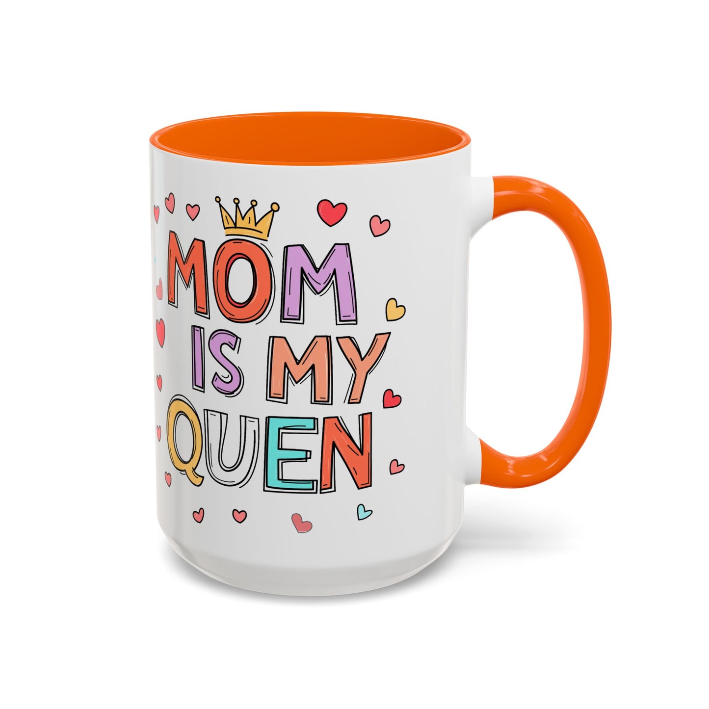 Queen Mom Accent Coffee Mug - Perfect Gift for Mother's Day - Birthday Gift
