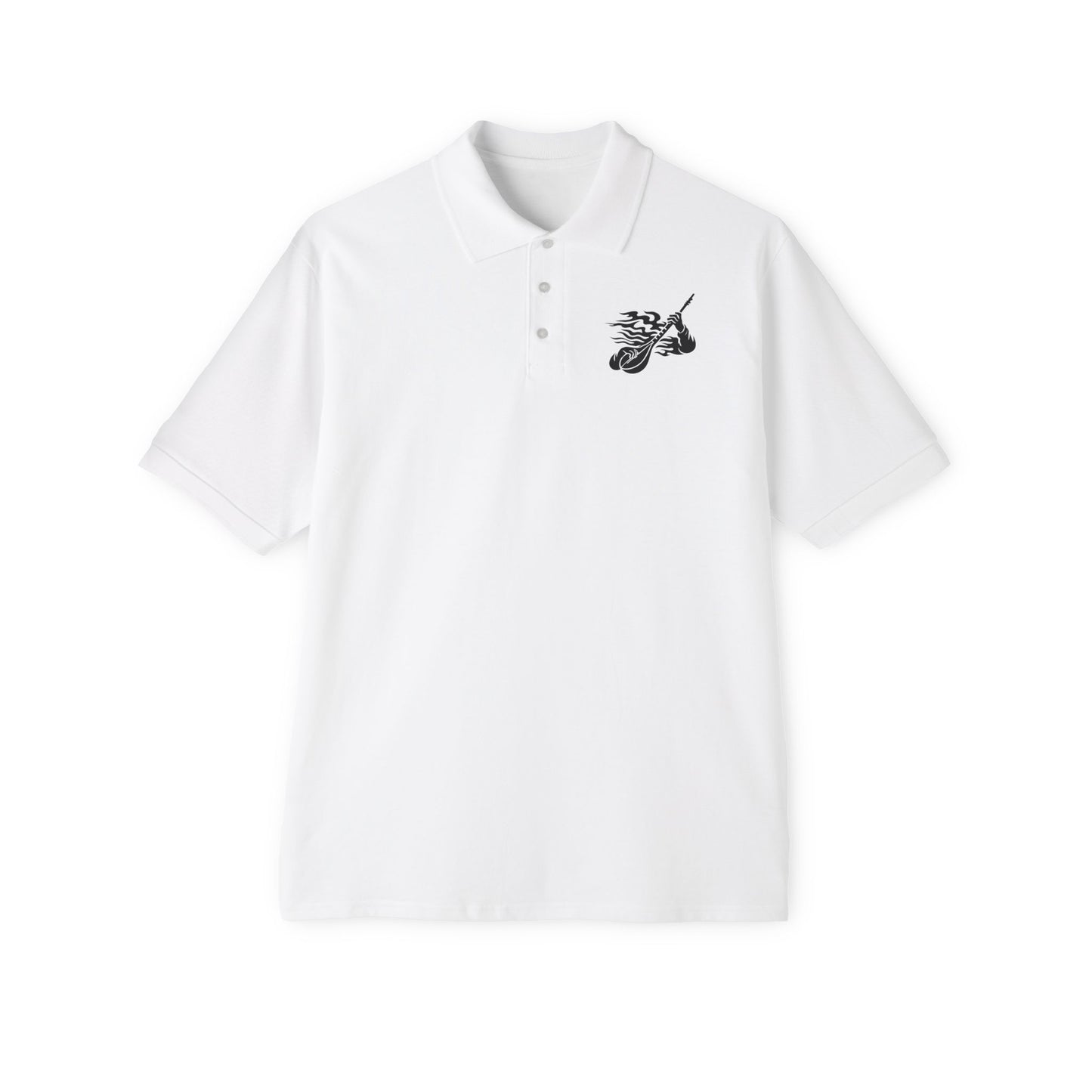 Stylish Men's Polo with Artistic Design, Casual Wear, Gift for Dad, Summer Fashion, Comfortable Polo Shirt