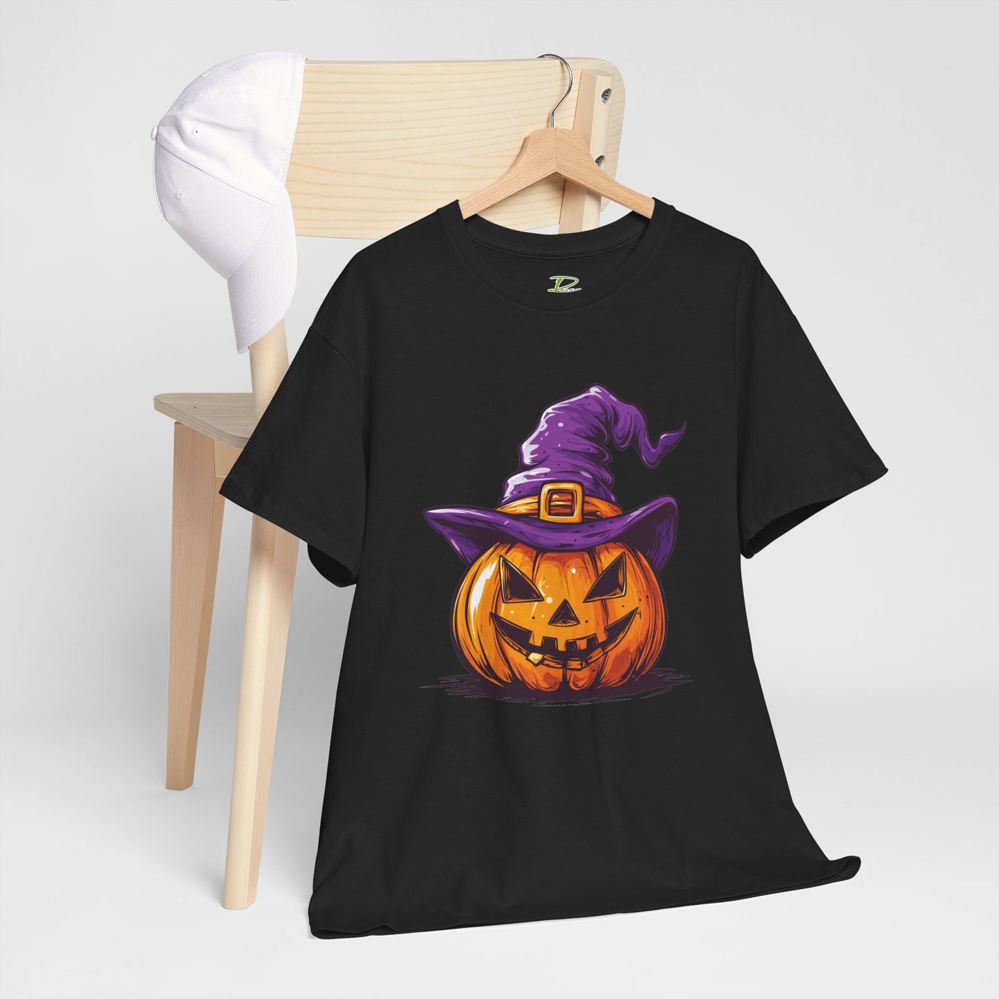 Pumpkin T-shirt - Halloween Tee - Unisex Heavy Cotton Tee - Spooky t-shirt