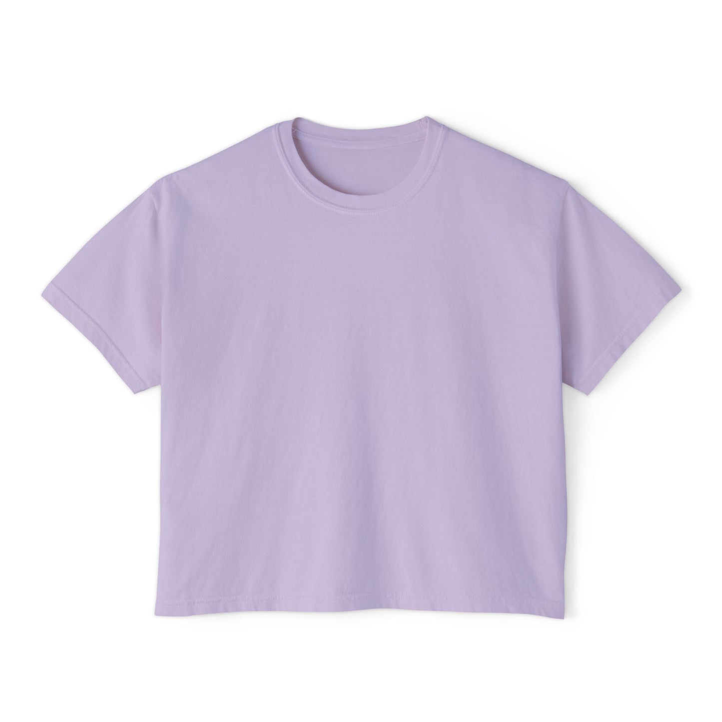 Artistic Women's Boxy Tee - Modern Graphic Top for Casual Style