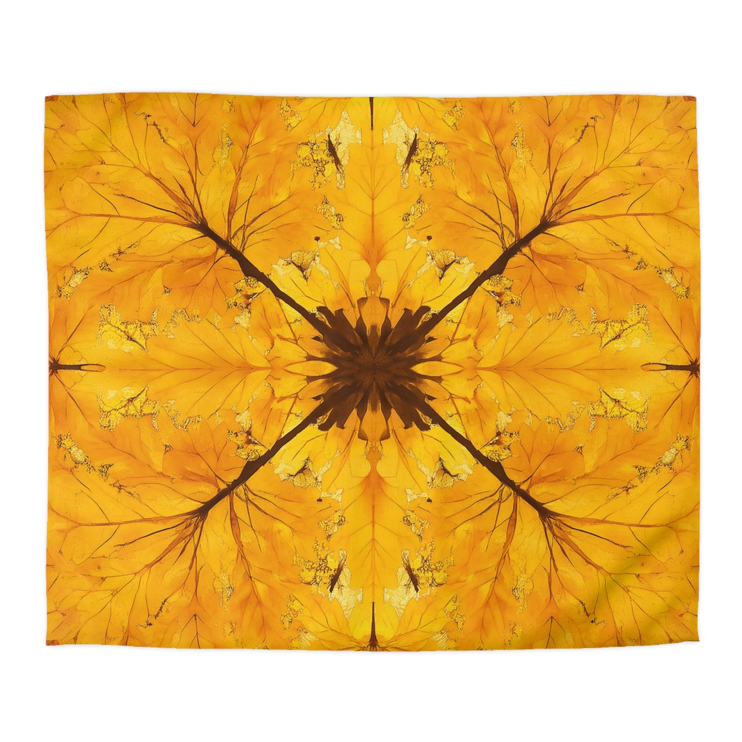 Autumn Leaf Microfiber Duvet Cover | Cozy Bedding for Fall Decor, Nature Lovers, Home Comfort, Gifts for Her, Seasonal Bedroom