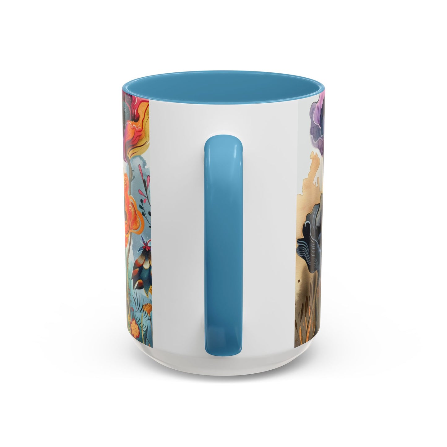 Accent Watercolor Coffee Mug, (11, 15oz)