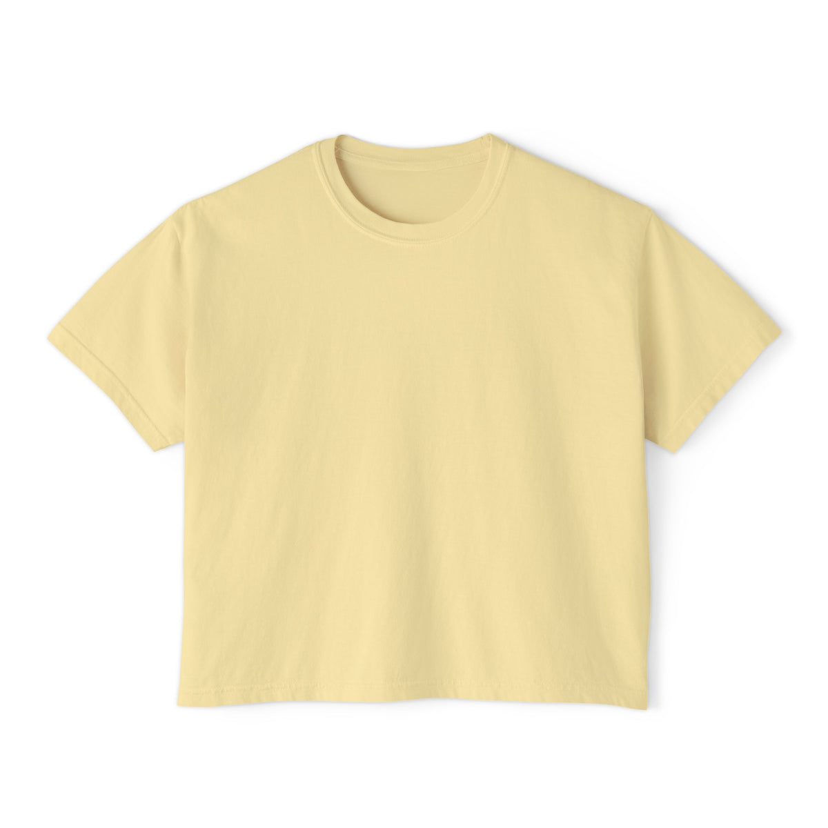 Artistic Women's Boxy Tee - Modern Graphic Top for Casual Style