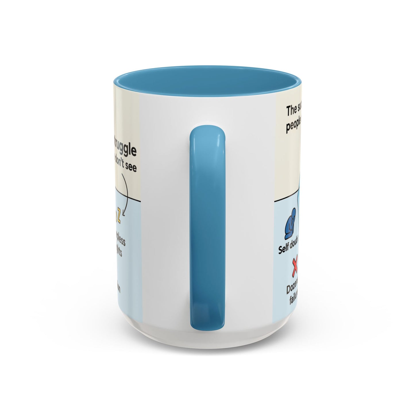 Motivational Coffee Mug - The Success People See, The Struggle Don’t See - Gift - Graduation Gift - Hardworking Professionals Gift