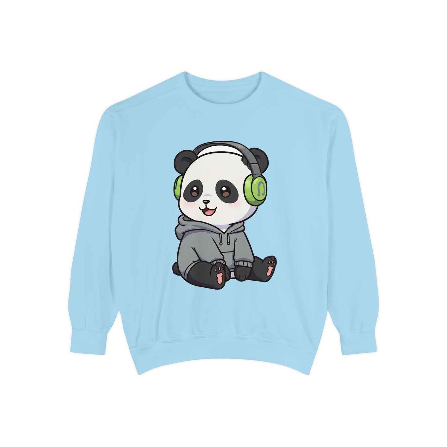 Cute Panda Graphic Sweatshirt - Cozy Unisex Wear for Animal Lovers