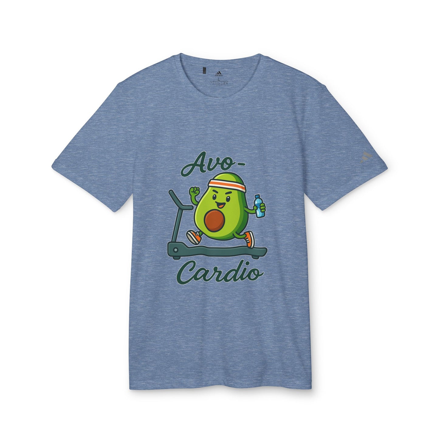 Funny Adidas Avocado Cardio T-Shirt, Unisex Workout Tee, Perfect Gift for Fitness Lovers, Gym Wear, Casual Style, Fitness Enthusiast Apparel