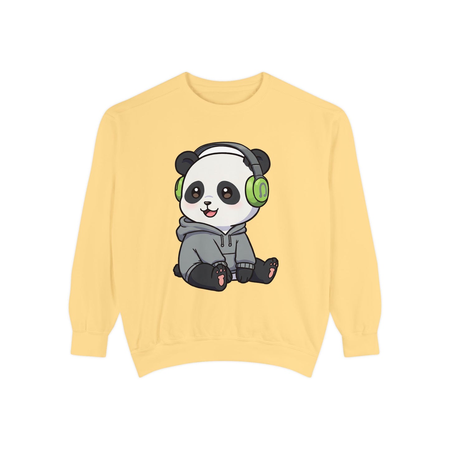 Cute Panda Graphic Sweatshirt - Cozy Unisex Wear for Animal Lovers