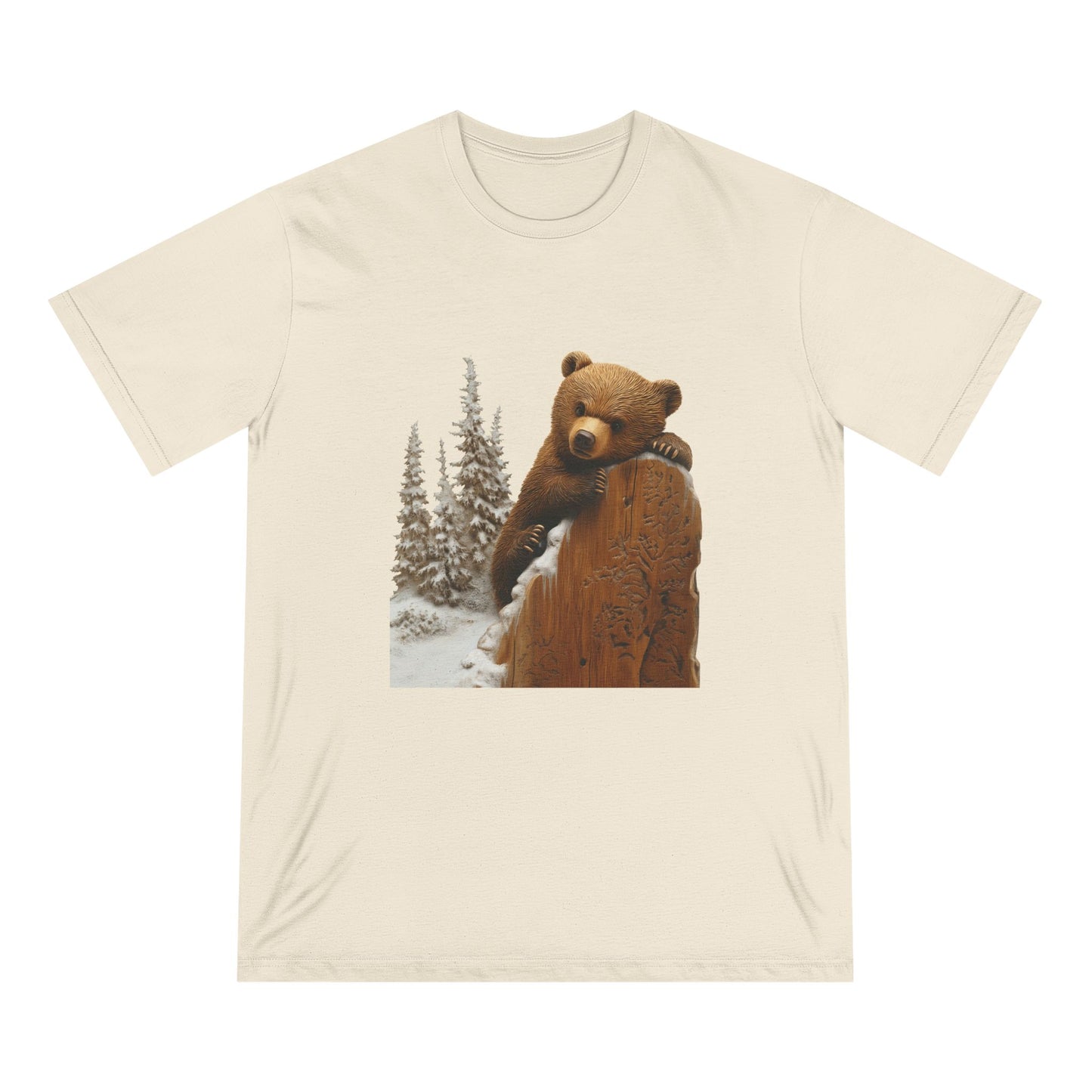 Cozy Bear Wilderness Tee - Perfect for Nature Lovers and Outdoorsy Adventures - Organic Staple T-shirt