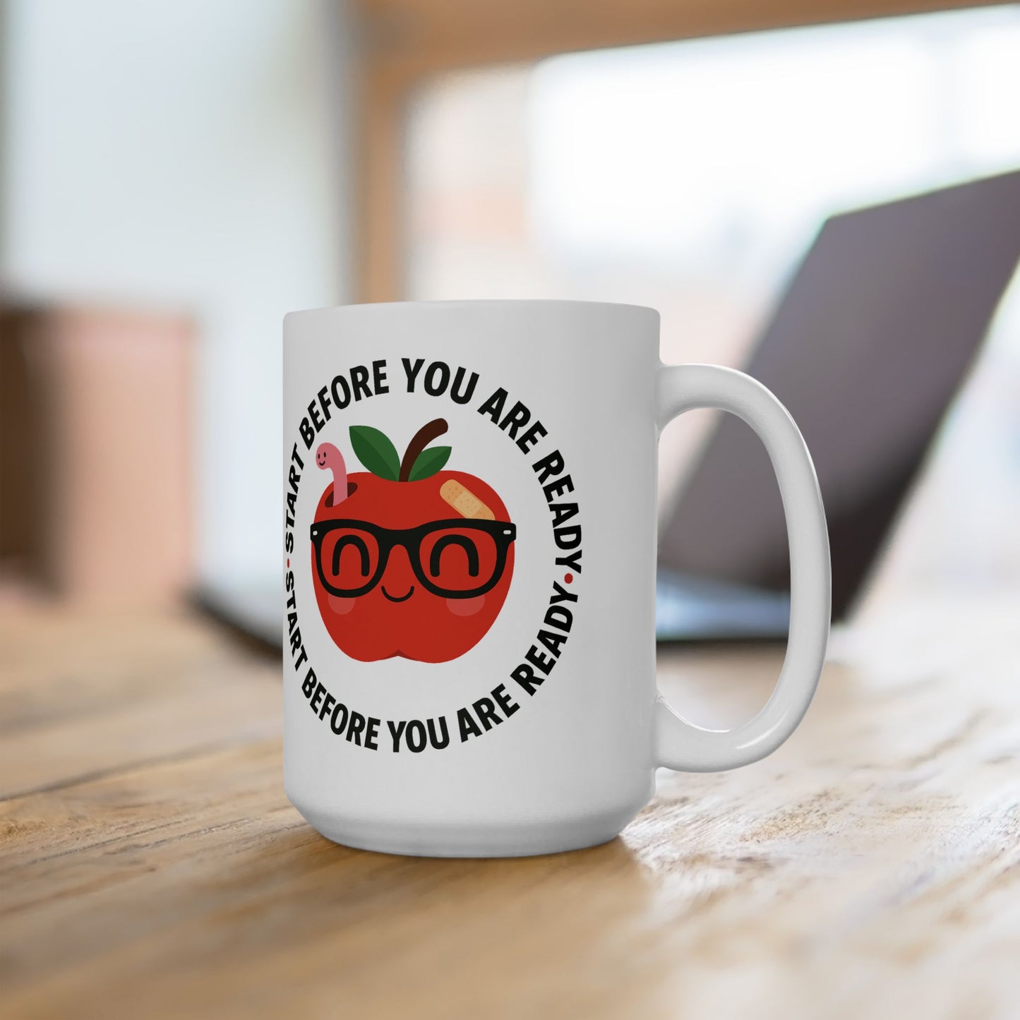 Motivational Ceramic Mug - Ideal for Self-Care, Study Sessions, Coffee Lovers, Motivational Gift
