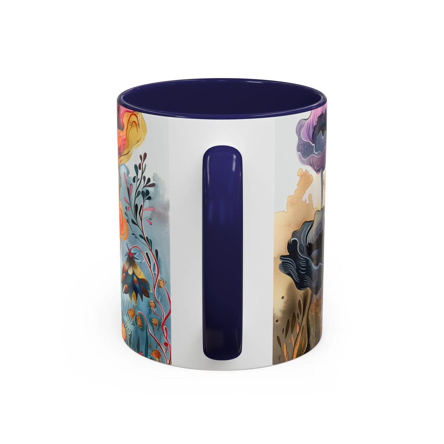 Accent Watercolor Coffee Mug, (11, 15oz)