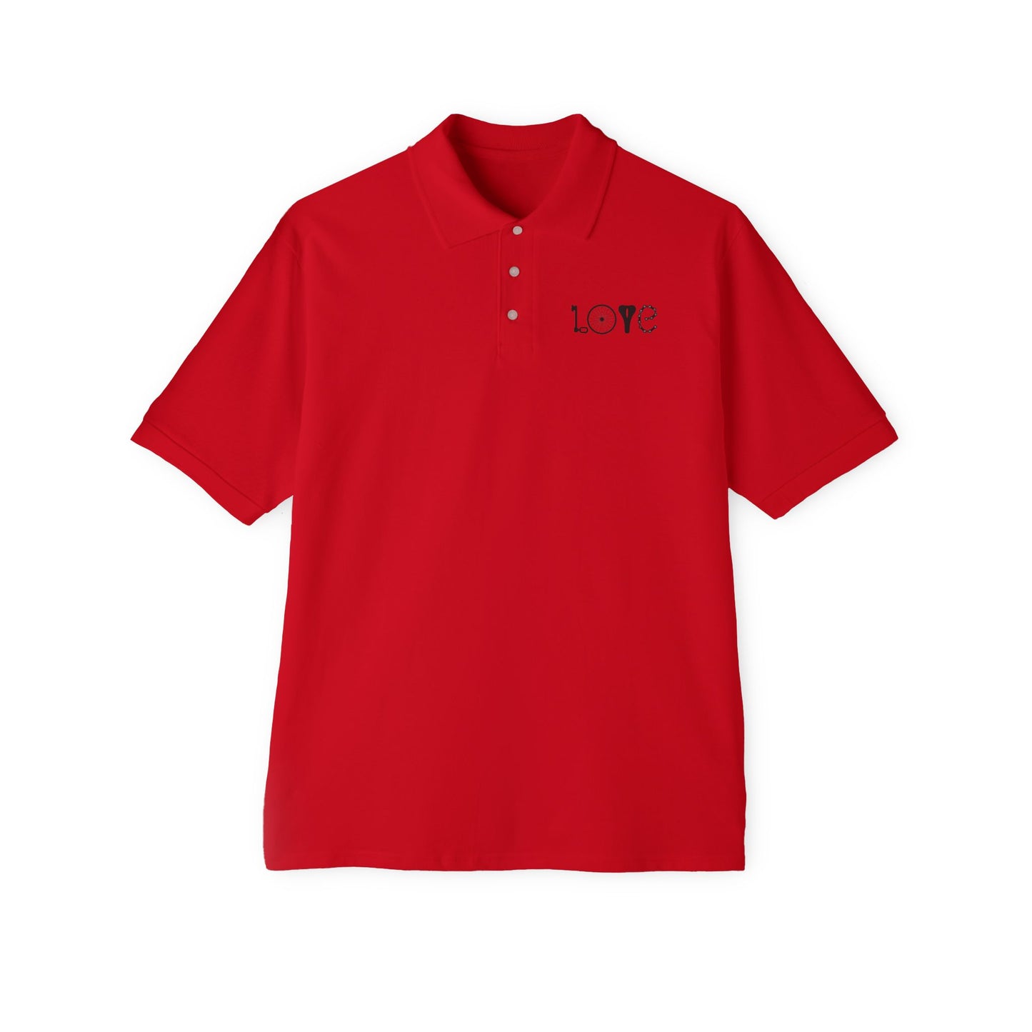 Men's Love Polo Shirt - Casual Comfort for Everyday Style