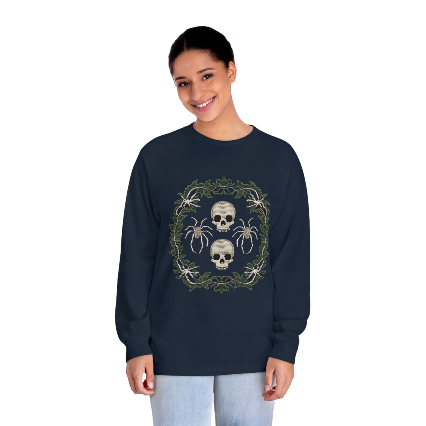 Halloween Unisex Classic Long Sleeve Shirt - Spooky Long Sleeve Tee