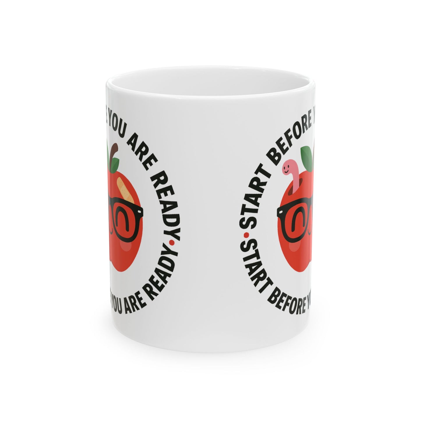 Motivational Ceramic Mug - Ideal for Self-Care, Study Sessions, Coffee Lovers, Motivational Gift