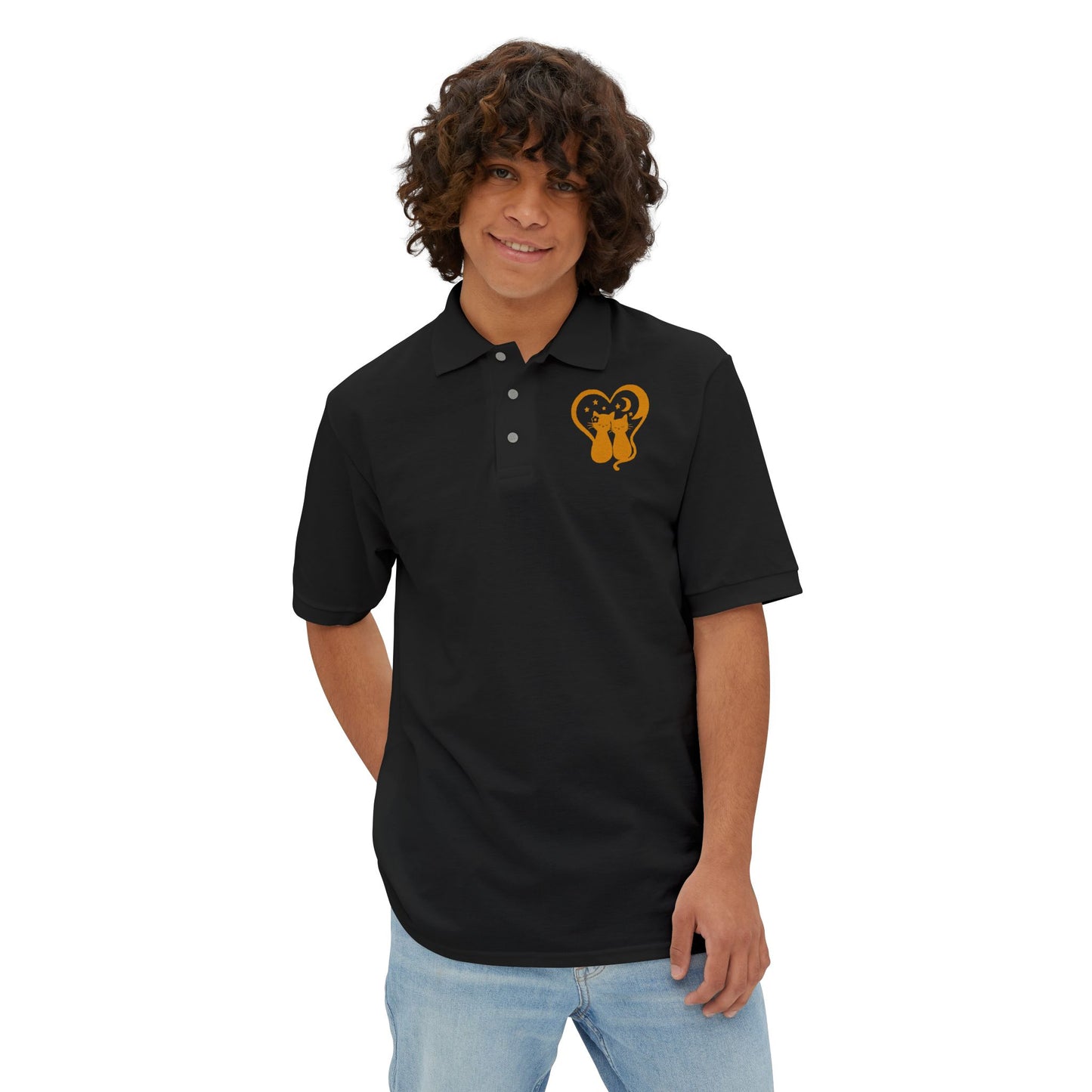 Casual Comfort Men's Polo with Unique Design