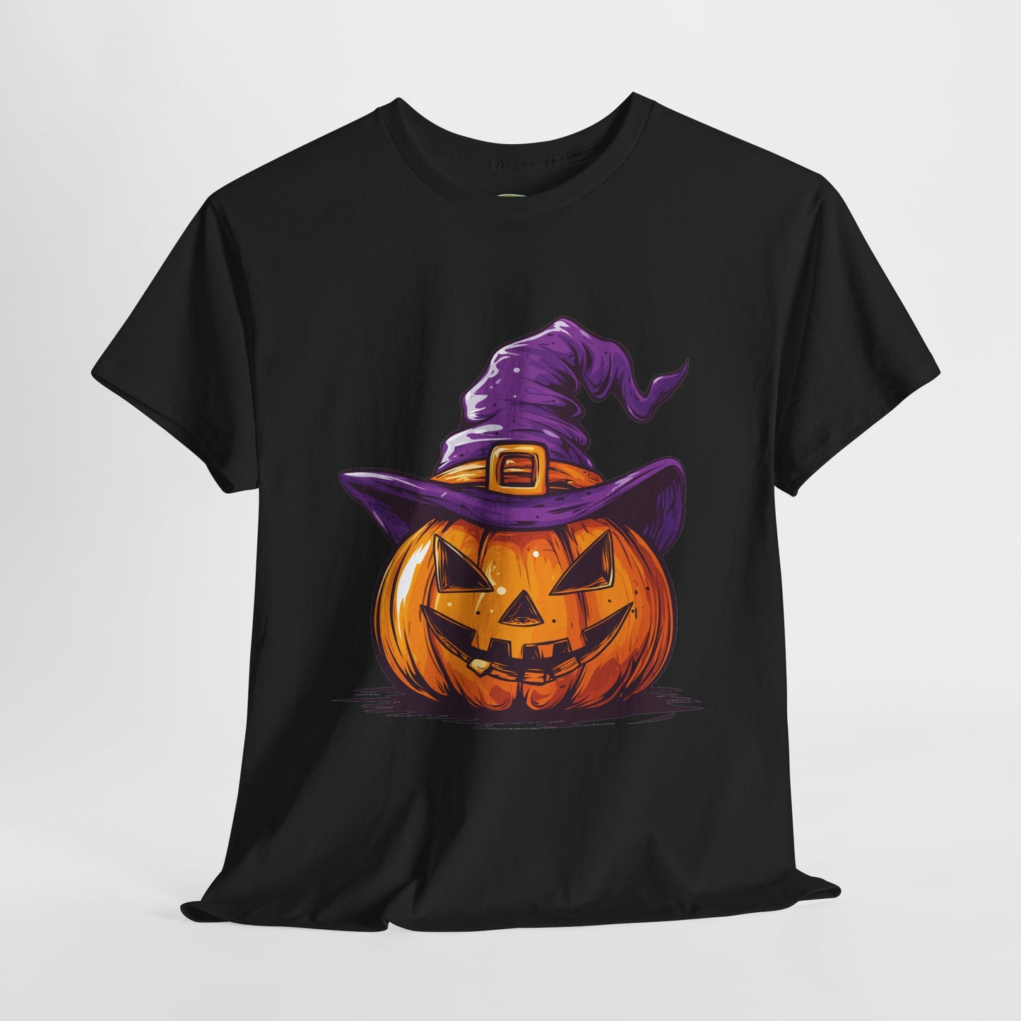 Pumpkin T-shirt - Halloween Tee - Unisex Heavy Cotton Tee - Spooky t-shirt