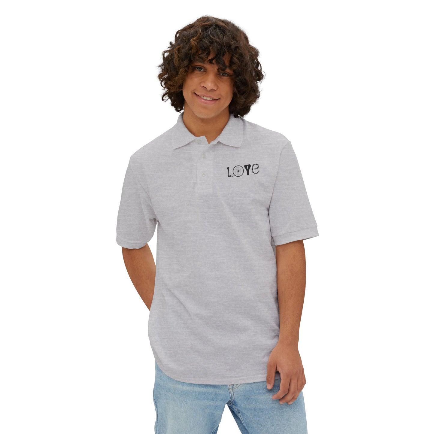 Men's Love Polo Shirt - Casual Comfort for Everyday Style