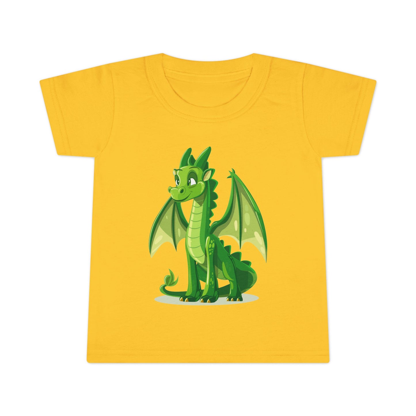 Cute Green Dragon Toddler T-Shirt - Adorable Kids Tee for Playtime and Parties - Unisex Toddler T-Shirt