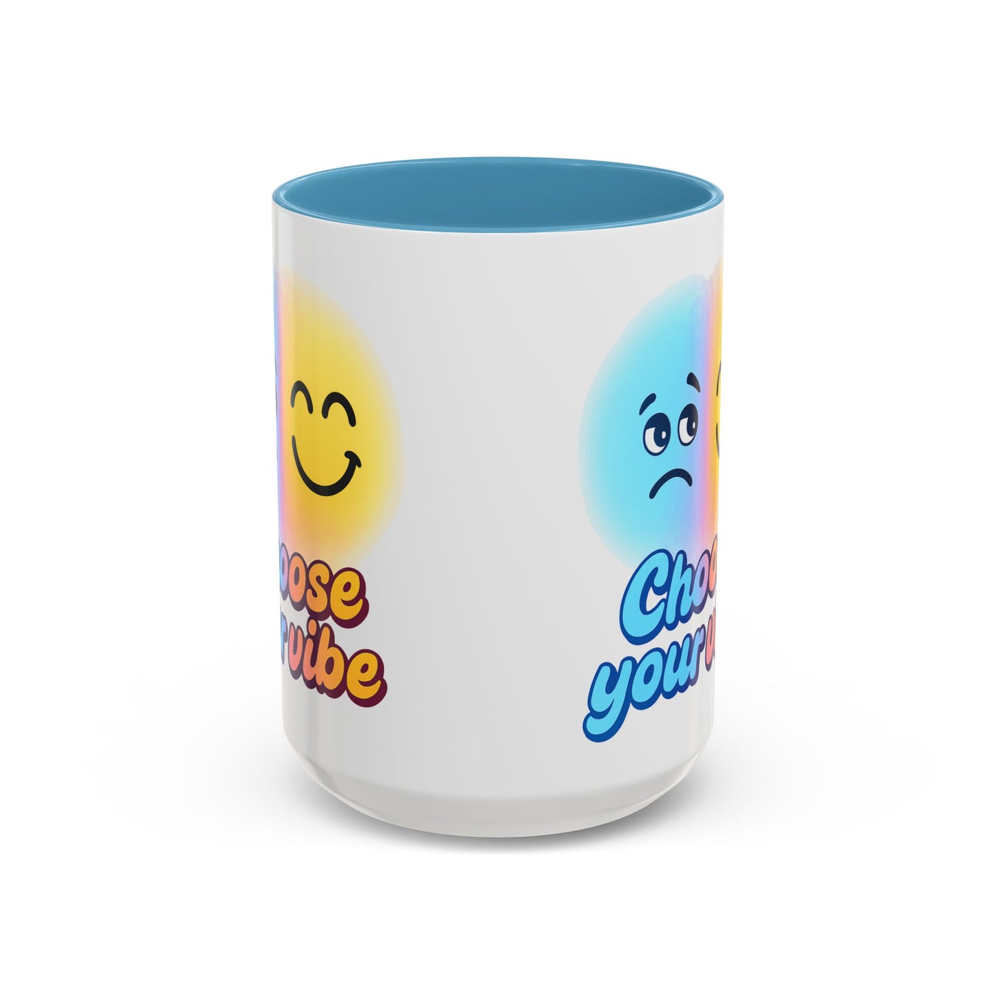 Choose Your Vibe Coffee Mug - Fun Accent Mug for Positive Energy, Happy Mood Gifts, Coffee Lovers, Unique Cup for Home or Office