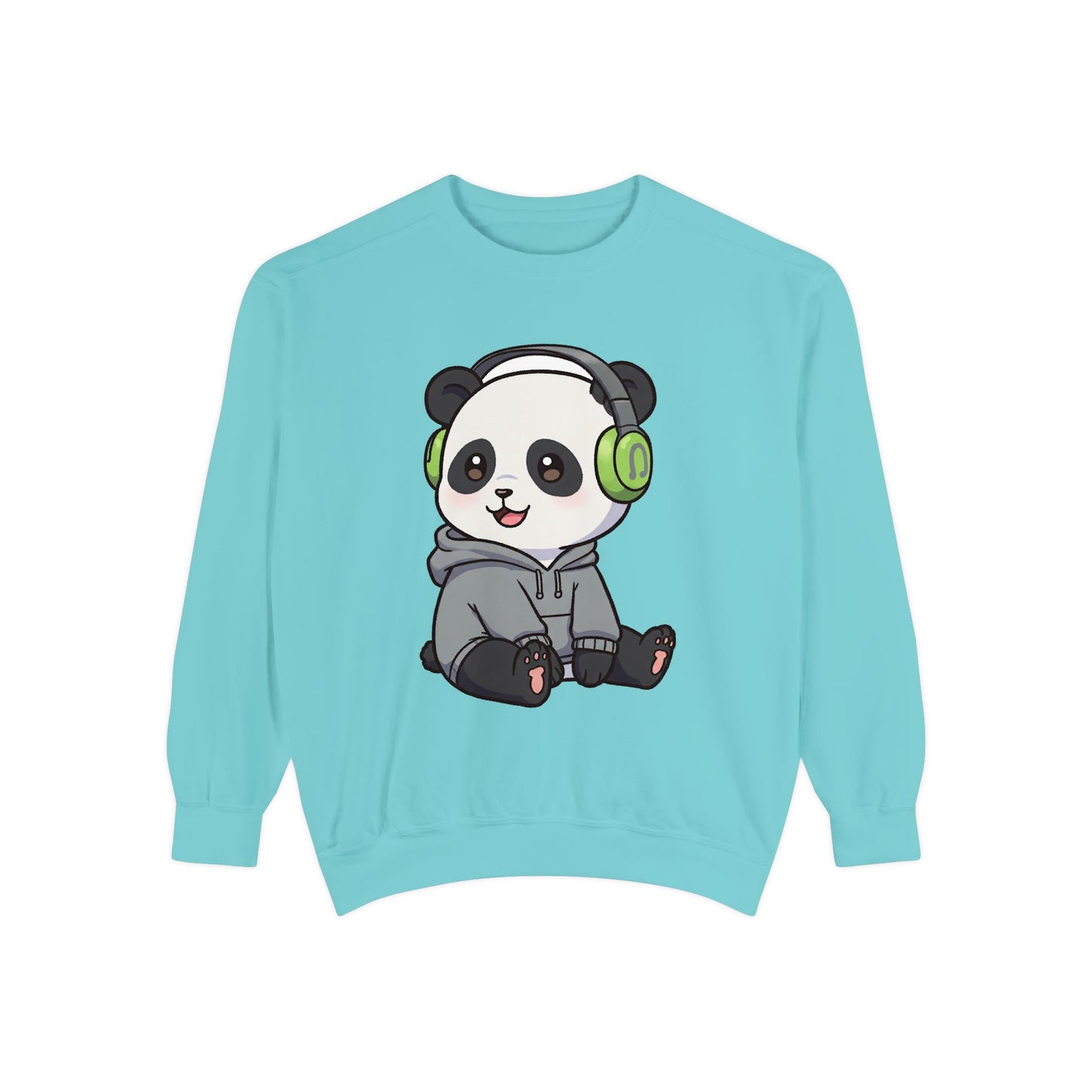 Cute Panda Graphic Sweatshirt - Cozy Unisex Wear for Animal Lovers