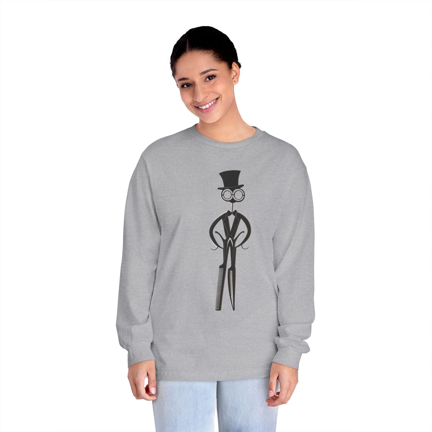 Barber Art Long Sleeve Tee - Unisex Classic Long Sleeve T-Shirt