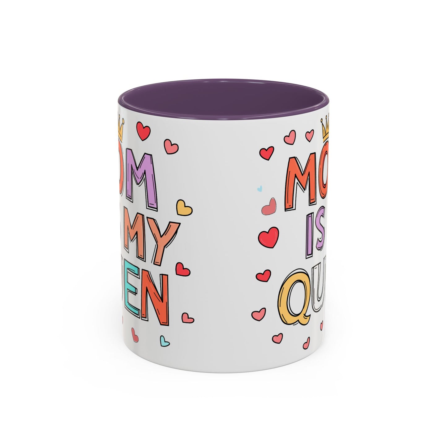 Queen Mom Accent Coffee Mug - Perfect Gift for Mother's Day - Birthday Gift
