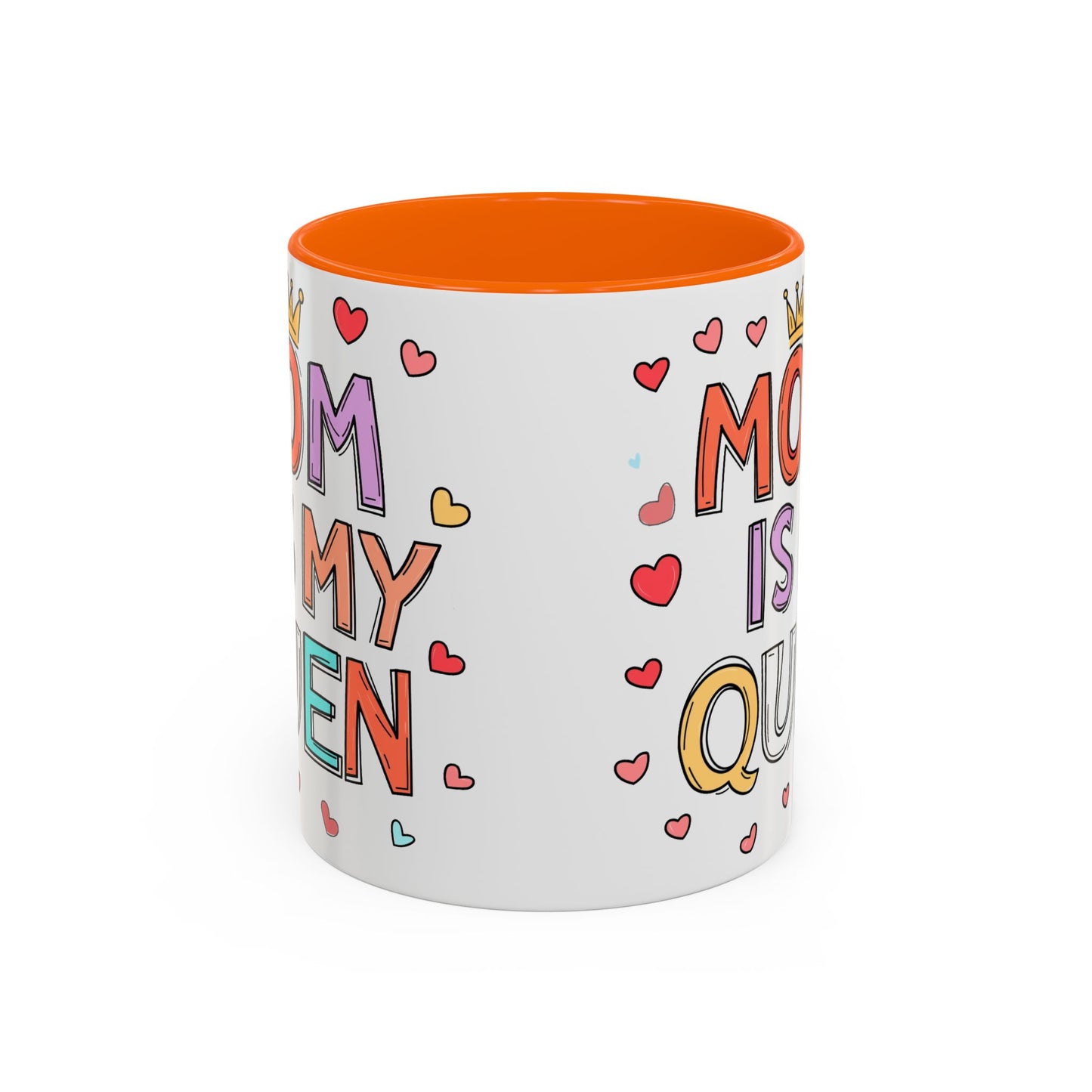 Queen Mom Accent Coffee Mug - Perfect Gift for Mother's Day - Birthday Gift
