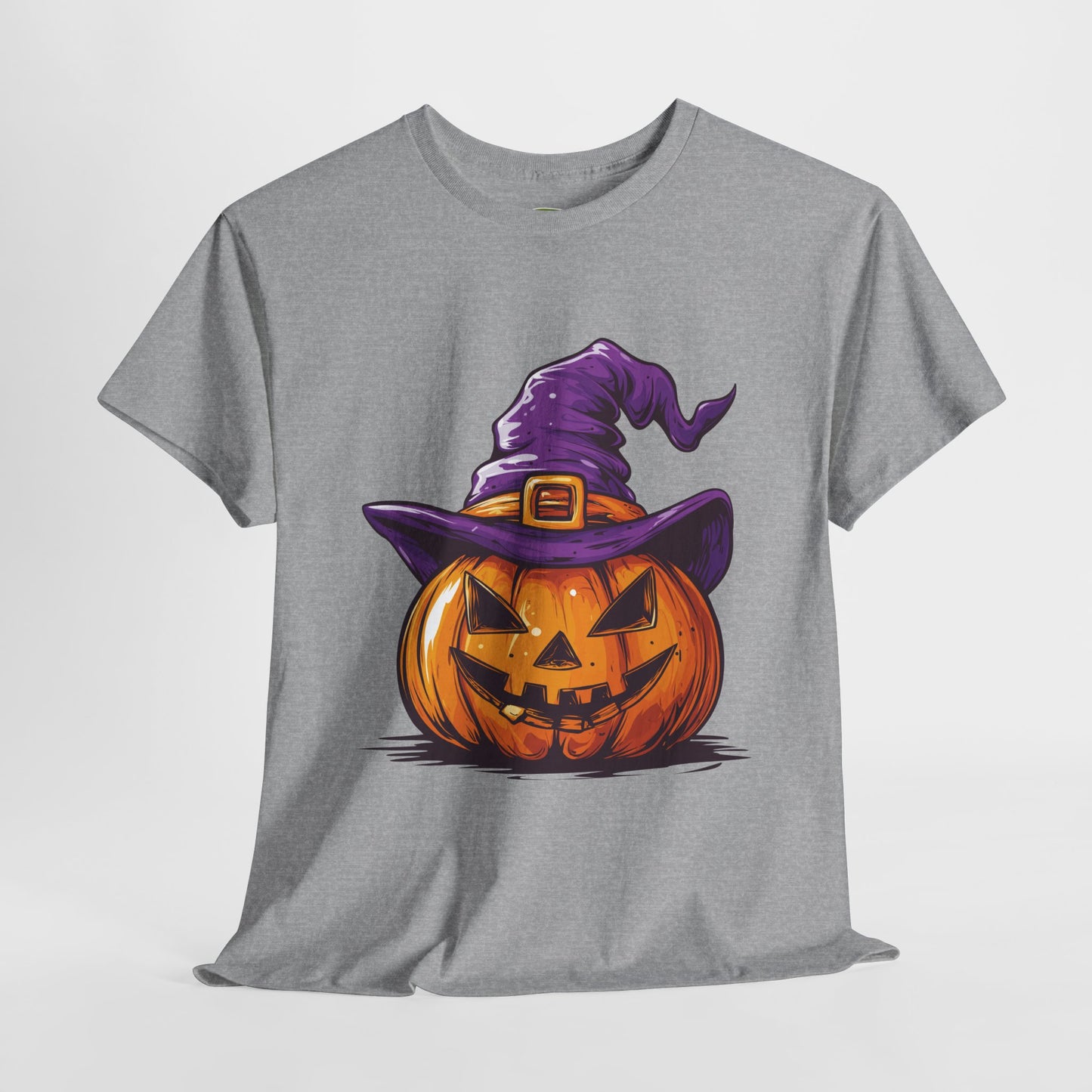 Pumpkin T-shirt - Halloween Tee - Unisex Heavy Cotton Tee - Spooky t-shirt