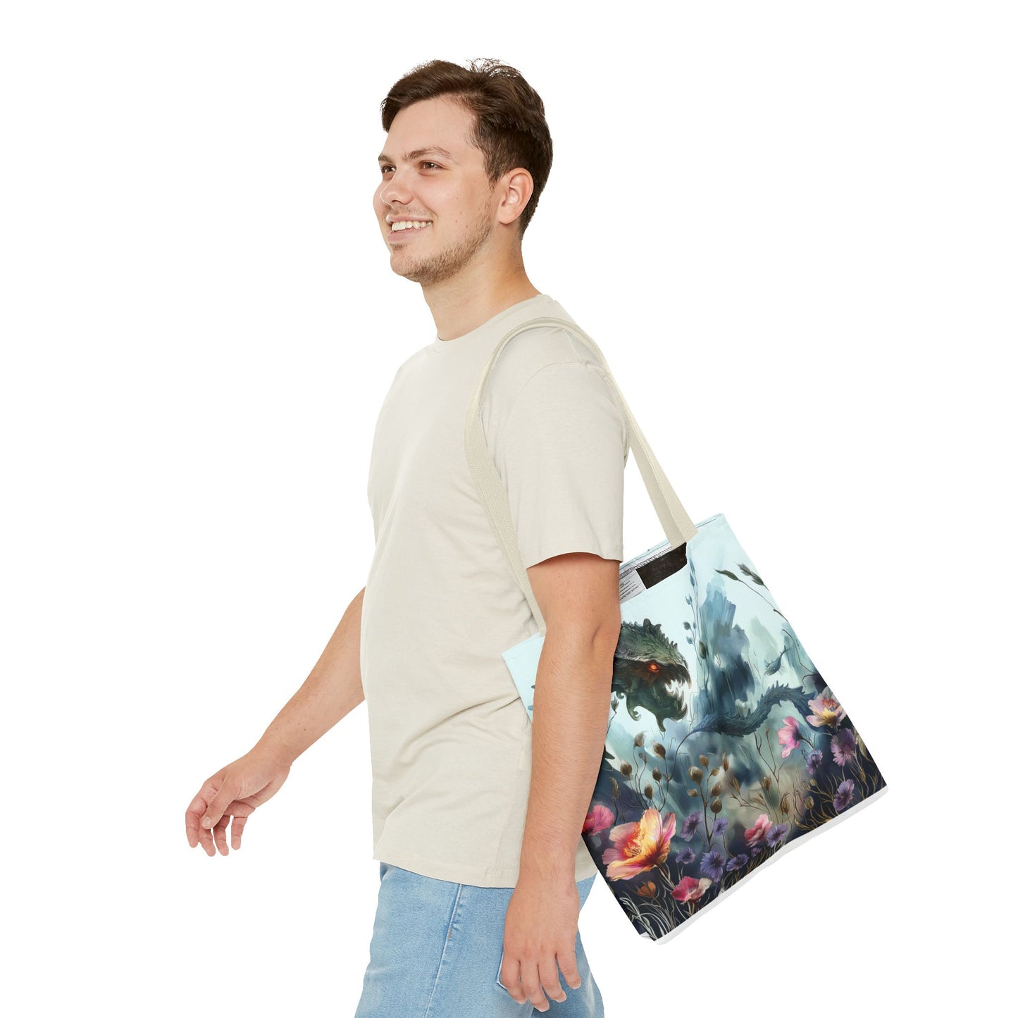 Mythical Dragon Tote Bag - Two side print design
