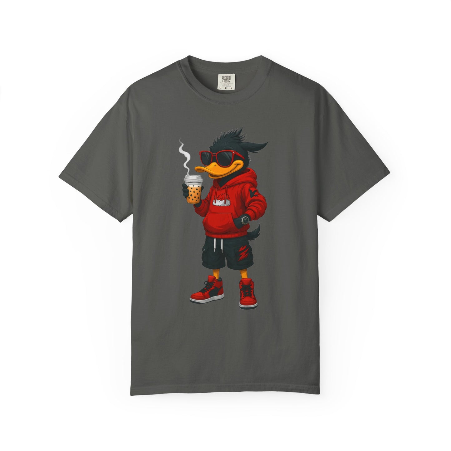 Cool Cartoon Duck Men's T-Shirt, Casual Graphic Tee, Fun Summer Shirt, Gift, Streetwear Style, Perfect for Parties