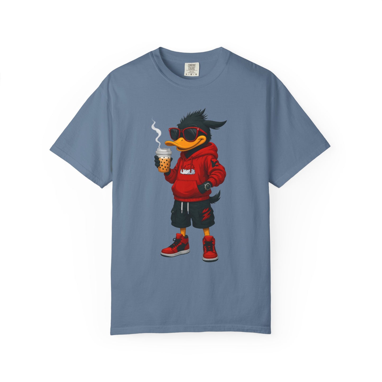Cool Cartoon Duck Men's T-Shirt, Casual Graphic Tee, Fun Summer Shirt, Gift, Streetwear Style, Perfect for Parties