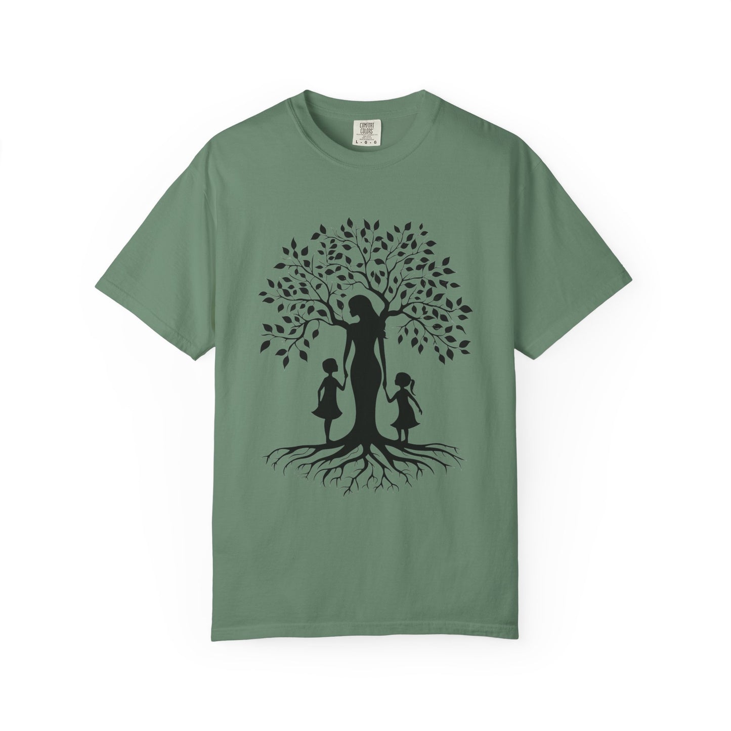 Nature-Inspired T-Shirt with Mom and Kids Design - Mother's day Gift - Birthday Gift