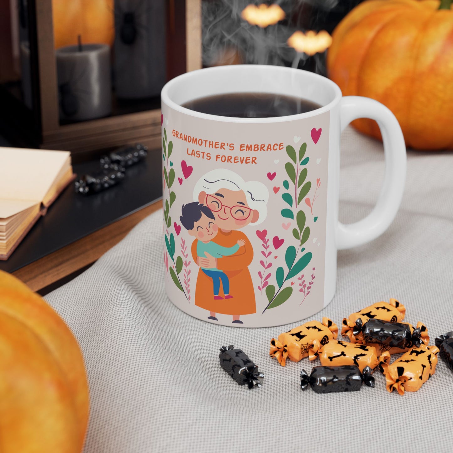 Loving Grandparents Ceramic Mug – Heartwarming Gift for Family - Grandma Gift - Birthday Gift