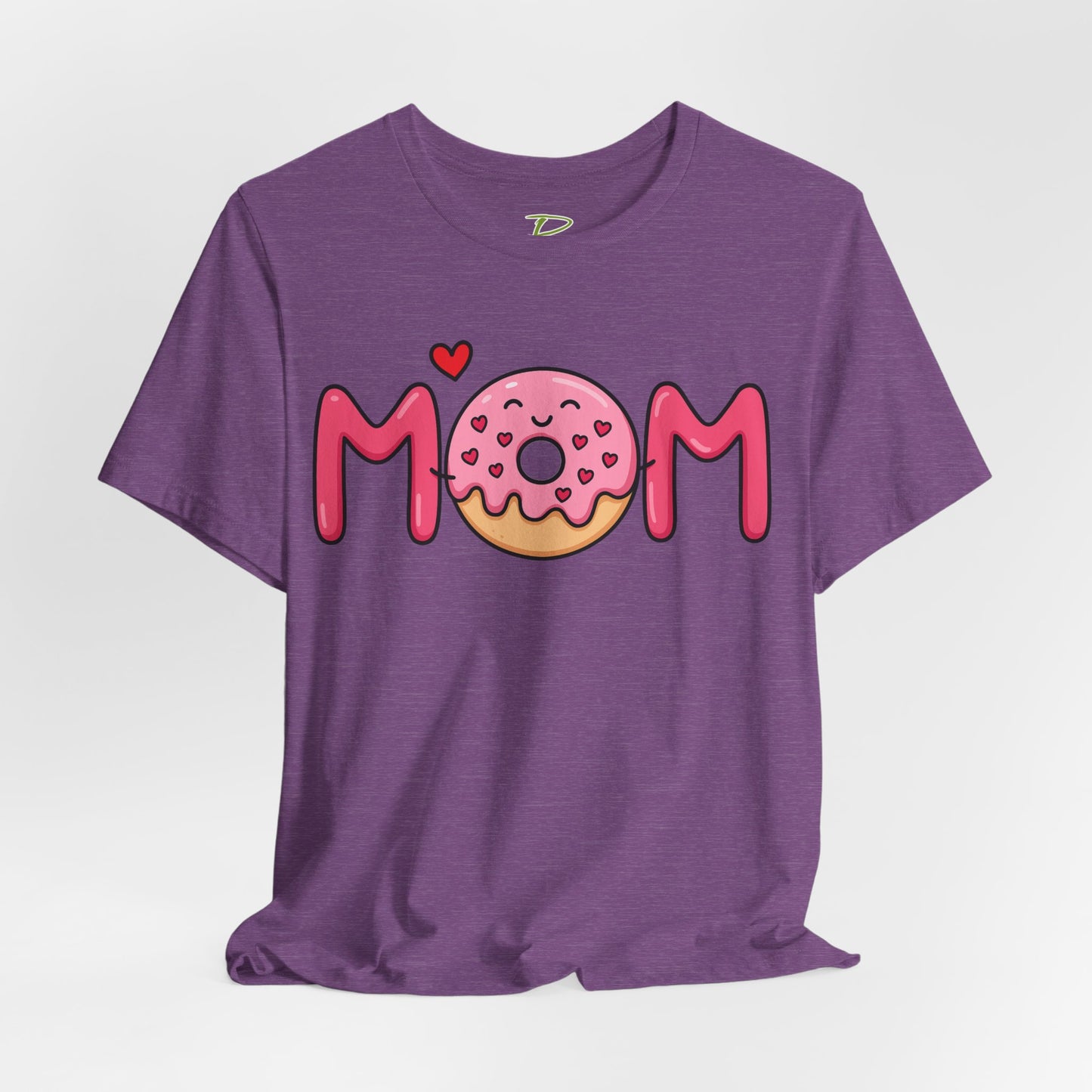 Mom Donut Tee - Lightweight Fabric T-shirt - Mother's Day Gift - Birthday Gift - Funny Gift - Donut Lover Gift