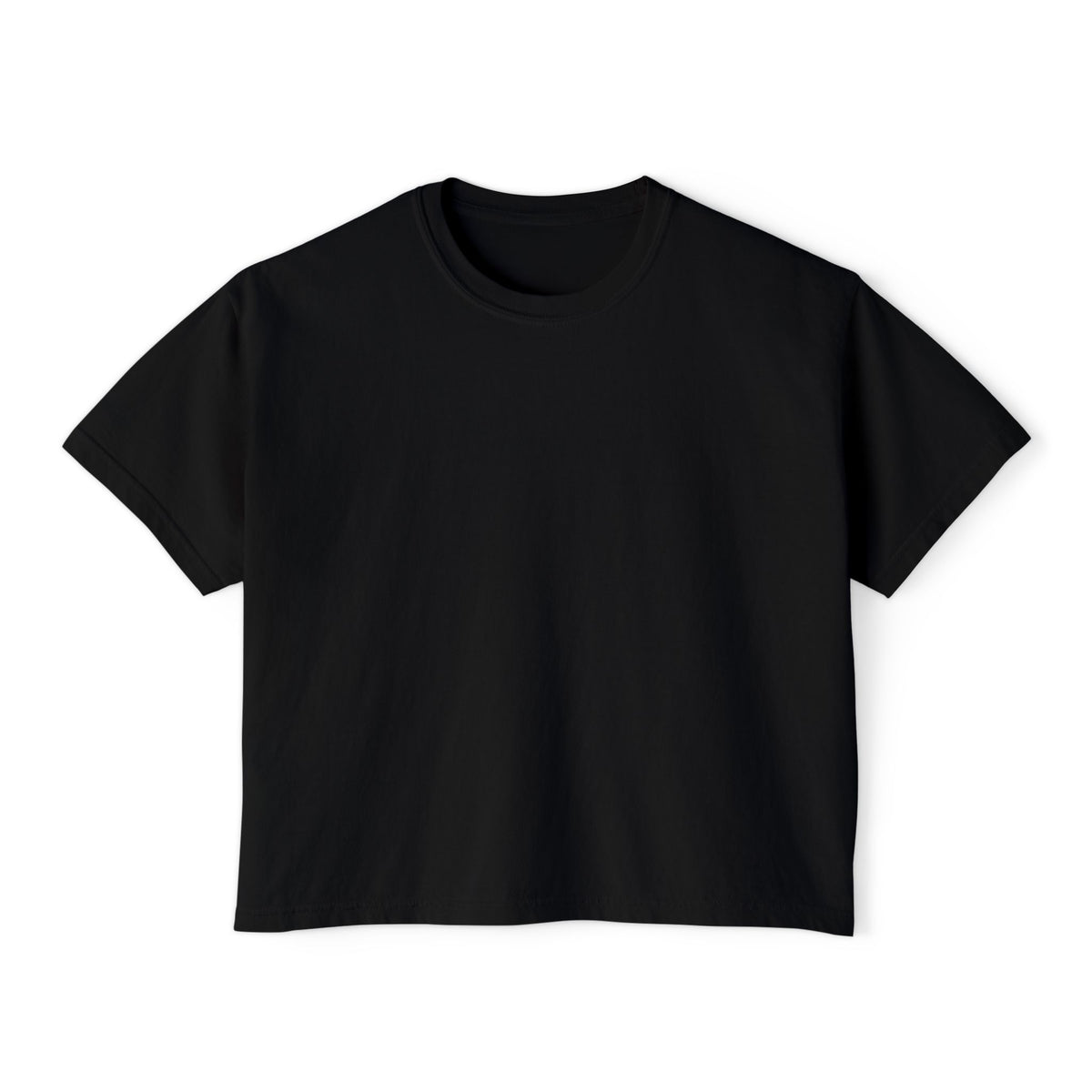 Artistic Women's Boxy Tee - Modern Graphic Top for Casual Style