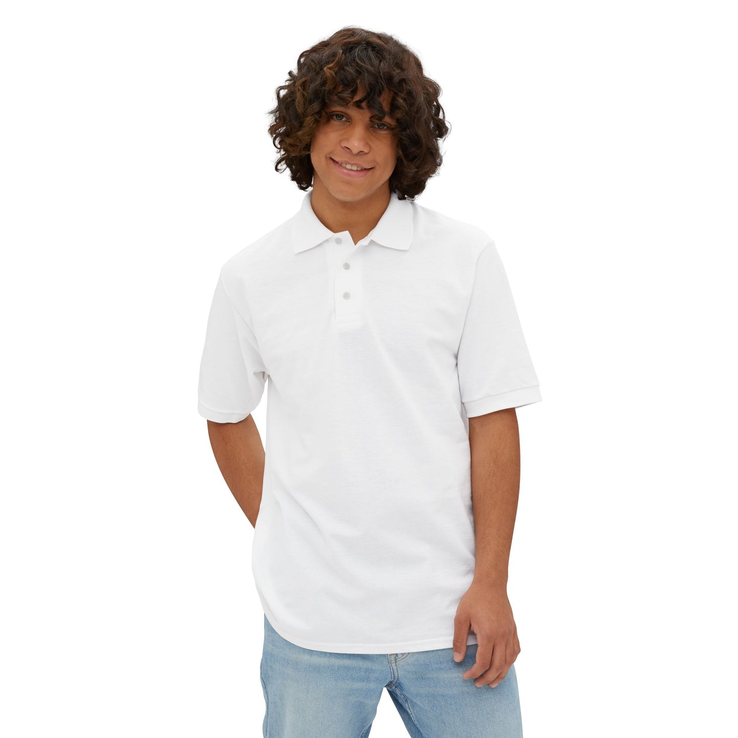 Stylish Graphic Polo Shirt, Casual Wear, Unique Gift for Men, Summer Fashion, Father's Day Shirt