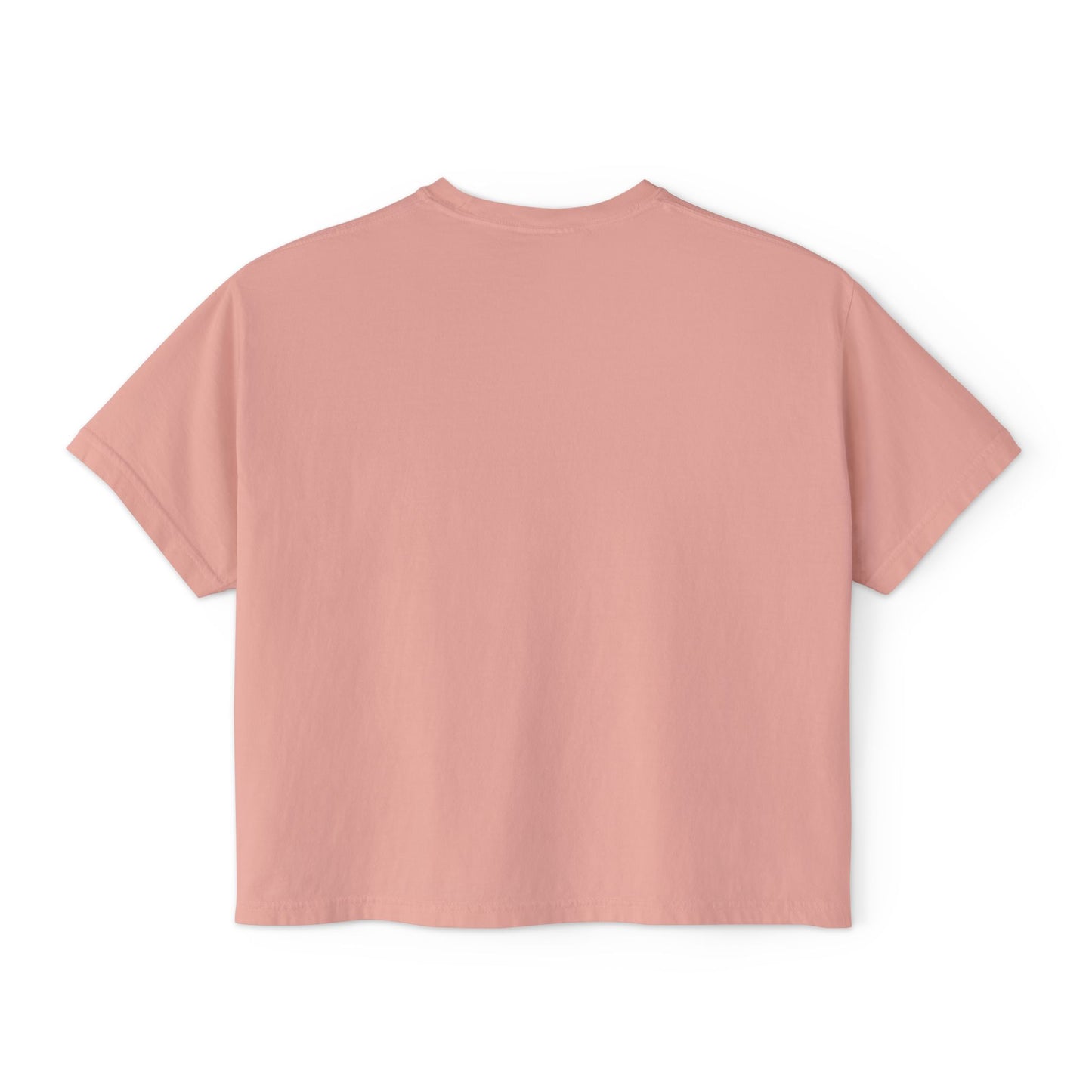 Boho Floral Women's Boxy Tee - Artistic Graphic T-Shirt for Everyday Style