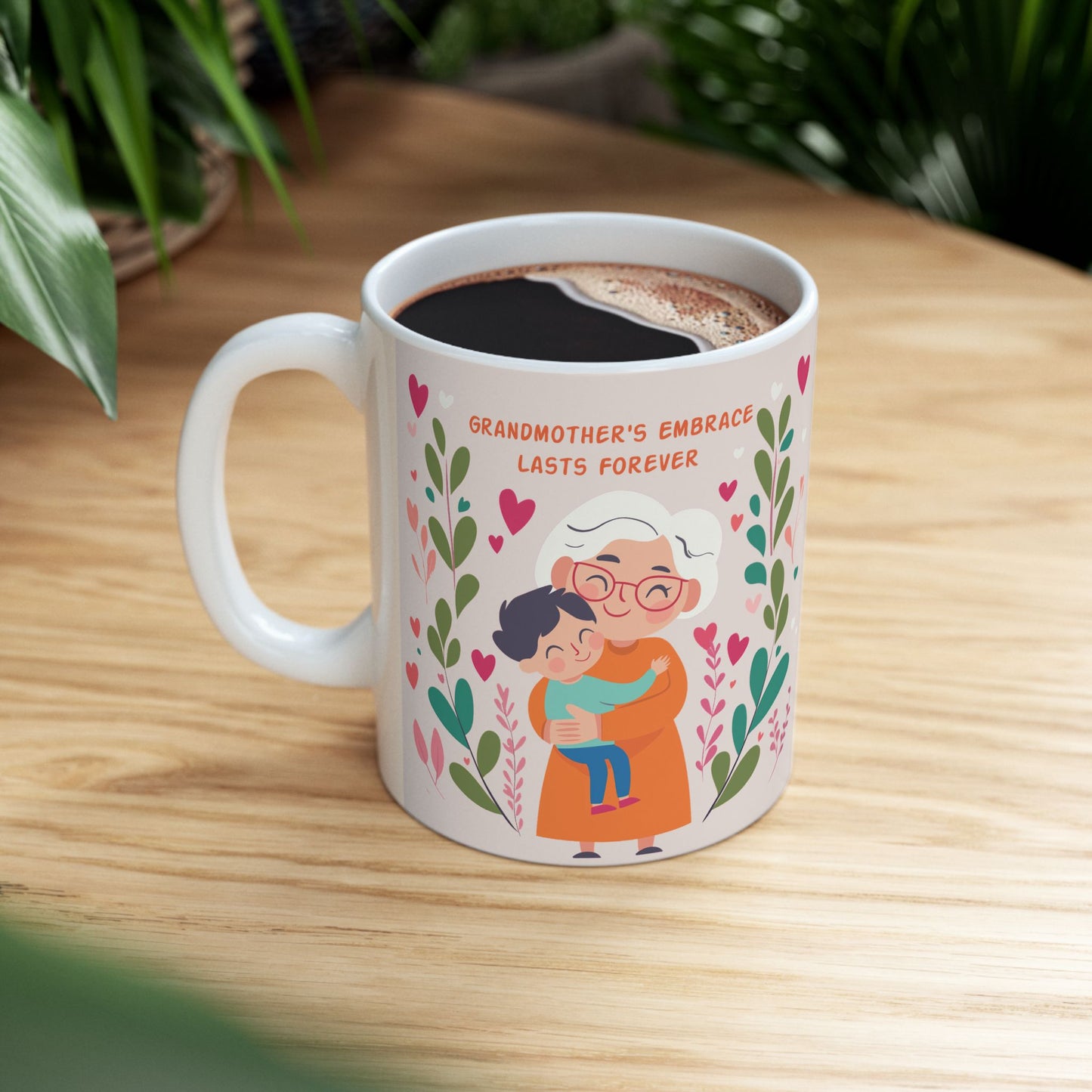 Loving Grandparents Ceramic Mug – Heartwarming Gift for Family - Grandma Gift - Birthday Gift