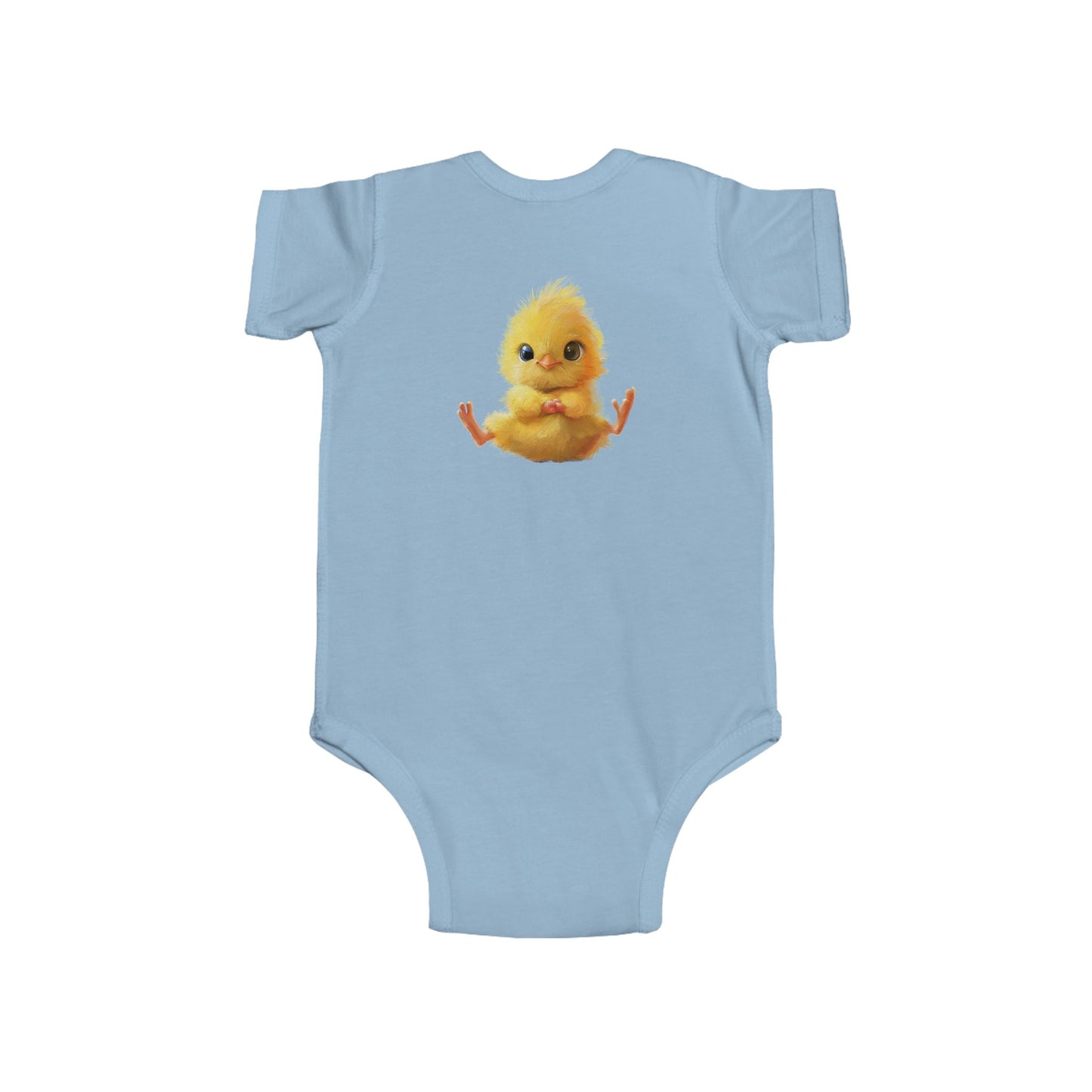 Cute Chick Infant Bodysuit - Adorable Baby Clothing for Spring Celebrations - Infant Fine Jersey Bodysuit